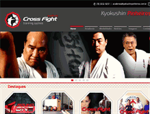 Tablet Screenshot of kyokushinpinheiros.com.br